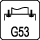 G53 (Źródło światła z trzonkiem G53 / Oprawa oświetleniowa do źródła światła z trzonkiem G53.) G53